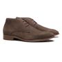  BOTA DERBY MASCULINA CASUAL EM COURO MARROM COM CONFORTO 