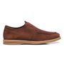 SAPATO MOCASSIM MASCULINO CASUAL EM COURO MARROM