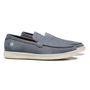 SAPATO ETTORE MOCASSIM MASCULINO CASUAL EM COURO AZUL COM CONFORTO