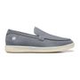 SAPATO ETTORE MOCASSIM MASCULINO CASUAL EM COURO AZUL COM CONFORTO