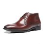 BOTA BATTIATIO DERBY MASCULINA CASUAL EM COURO MARROM COM CONFORTO