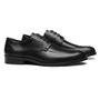 SAPATO DERBY MASCULINO SOCIAL EM COURO PRETO