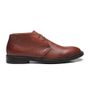BOTA MASCULINA CASUAL EM COURO MARROM