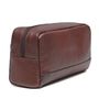 Necessaire Masculina Em Couro Marrom
