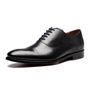  SAPATO OXFORD MASCULINO SOCIAL EM COURO PRETO COM CONFORTO