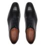  SAPATO OXFORD MASCULINO SOCIAL EM COURO PRETO COM CONFORTO