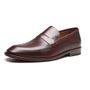  SAPATO LOAFER MASCULINO SOCIAL EM COURO MARROM COM CONFORTO