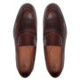  SAPATO LOAFER MASCULINO SOCIAL EM COURO MARROM COM CONFORTO