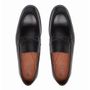  SAPATO LOAFER MASCULINO SOCIAL EM COURO PRETO COM CONFORTO