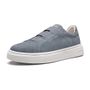 TÊNIS MASCULINO CASUAL EM COURO AZUL COM CONFORTO