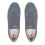 TÊNIS MASCULINO CASUAL EM COURO AZUL COM CONFORTO