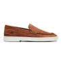 SAPATO MOCASSIM MASCULINO CASUAL EM COURO MARROM
