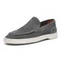 SAPATO MOCASSIM MASCULINO CASUAL EM COURO CINZA