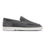 SAPATO MOCASSIM MASCULINO CASUAL EM COURO CINZA