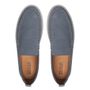  SAPATO MOCASSIM MASCULINO CASUAL EM COURO AZUL COM CONFORTO