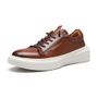 TÊNIS MASCULINO CASUAL EM COURO MARROM