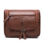 NECESSAIRE MASCULINA EM COURO MARROM