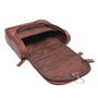 NECESSAIRE MASCULINA EM COURO MARROM