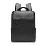 MOCHILA PORTA NOTEBOOK MASCULINA EM COURO PRETO