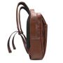MOCHILA PORTA NOTEBOOK MASCULINA EM COURO MARROM