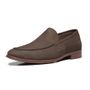 SAPATO MOCASSIM MASCULINO CASUAL EM COURO MARROM COM CONFORTO