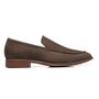 SAPATO MOCASSIM MASCULINO CASUAL EM COURO MARROM COM CONFORTO