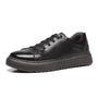 TÊNIS MASCULINO CASUAL EM COURO PRETO