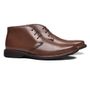 BOTA DERBY MASCULINA CASUAL EM COURO MARROM 