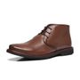 BOTA DERBY MASCULINA CASUAL EM COURO MARROM 