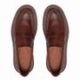 SAPATO LOAFER MASCULINO CASUAL EM COURO MARROM 