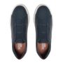 TÊNIS MASCULINO CASUAL EM COURO AZUL COM CONFORTO