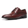 SAPATO BROGUE MASCULINO SOCIAL EM COURO MARROM
