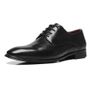 SAPATO BROGUE MASCULINO SOCIAL EM COURO PRETO