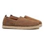 SAPATO MASCULINO ESPADRILLE CASUAL EM COURO MARROM