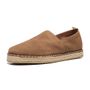 SAPATO MASCULINO ESPADRILLE CASUAL EM COURO MARROM