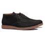 BOTA DERBY MASCULINA CASUAL EM COURO PRETO