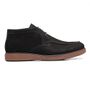BOTA DERBY MASCULINA CASUAL EM COURO PRETO
