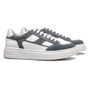 TÊNIS MASCULINO CASUAL EM COURO BRANCO COM CONFORTO