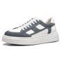 TÊNIS MASCULINO CASUAL EM COURO BRANCO COM CONFORTO