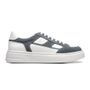 TÊNIS MASCULINO CASUAL EM COURO BRANCO COM CONFORTO