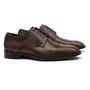 Sapato Derby Masculino Social Em Couro Marrom