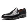 SAPATO LOAFER MASCULINO SOCIAL EM COURO PRETO COM CONFORTO