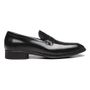 SAPATO LOAFER MASCULINO SOCIAL EM COURO PRETO COM CONFORTO