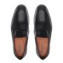 SAPATO LOAFER MASCULINO SOCIAL EM COURO PRETO COM CONFORTO