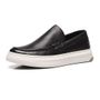 SAPATO MOCASSIM MASCULINO CASUAL EM COURO PRETO