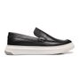 SAPATO MOCASSIM MASCULINO CASUAL EM COURO PRETO