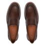SAPATO MOCASSIM MASCULINO CASUAL EM COURO MARROM 