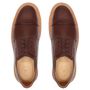 SAPATO DERBY MASCULINO CASUAL EM COURO MARROM