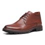 BOTA CHELSEA MASCULINA CASUAL EM COURO MARROM