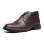BOTA CHELSEA MASCULINA CASUAL EM COURO MARROM
